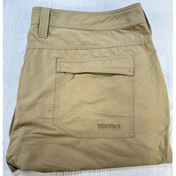 Marmot Other - Marmot Mens Hiking Pants Size 40 Khaki Nylon Blend Straight Leg Outdoor